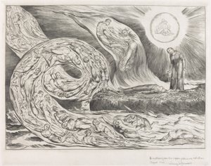 O Círculo da Luxúria: Paolo e Francesca de William Blake