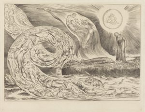 O Círculo dos Luxuriosos: Paolo e Francesca de William Blake