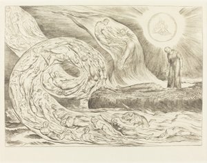 O Círculo dos Lusitanos: Paolo e Francesca, 1827. de William Blake