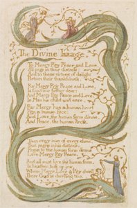 &39;The Divine Image&39;, gravura 12 de &39;Songs of Innocence&39; de William Blake