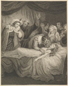 A Morte de Julieta de William Blake