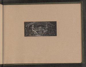 Thenot e Colinet comem sua refeição noturna de William Blake