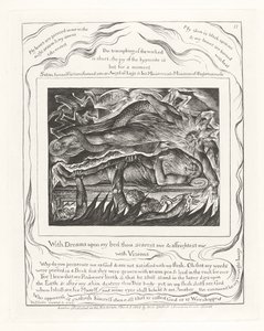 Com sonhos na minha cama me assustas e me afetas com visões. de William Blake