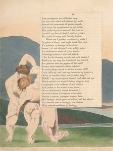 Pensamentos da noite de Young, página 88, mas pela bênção Não lute com o céu de William Blake