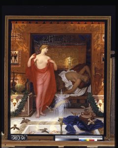 Hera In The House Of Hephaistos (óleo sobre tela)
