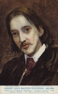 Robert Louis Stevenson (1850-1894), romancista escocês, poeta e escritor de viagens