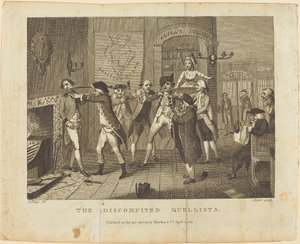 Os Duelistas Desconfortados de William Blake after Samuel Collings