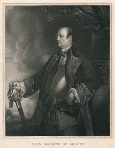 John, Marquês de Granby, c1758-1760, 1810. de William Bond