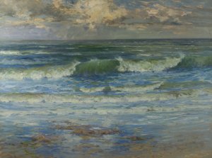 O Mar do Norte (óleo sobre tela)