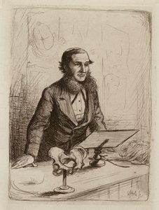 Alexander Russell Simpson, Professor de Obstetrícia e Doenças da Mulher e da Criança (gravura) de William Brassey (after) Hole