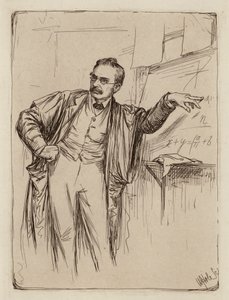 George Chrystal, Professor de Matemática (gravura)