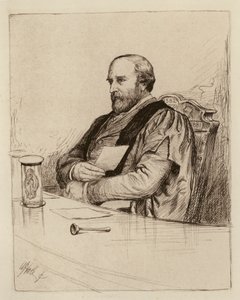 Thomas Grainger Stewart, Professor de Prática de Física (gravura) de William Brassey (after) Hole