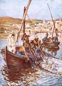 Uma grande multidão de peixes de William Brassey Hole