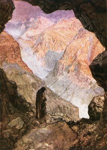 Elias no deserto de Horeb de William Brassey Hole