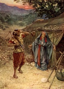 Jael Yael e Sisera - Bíblia de William Brassey Hole