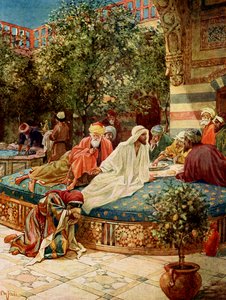Jesus perdoa uma mulher pecadora - Bíblia de William Brassey Hole