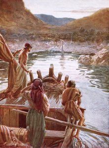 Jesus mostrando-se a Pedro e aos outros junto ao Mar da Galileia de William Brassey Hole