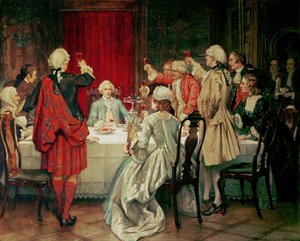 Príncipe Charles Edward Stuart em Edimburgo, 1745 de William Brassey Hole
