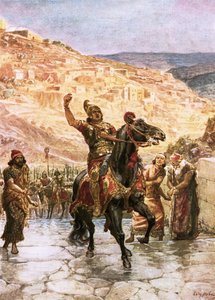 O Rabshakeh assírio exigindo a rendição de Jerusalém de William Brassey Hole