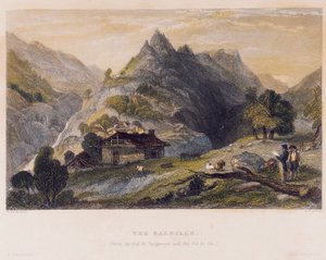 Vista do bálsamo (basileia) com o Coronel de Guignevert e o Coronel de Pis