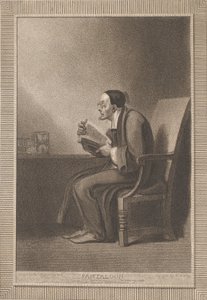 Pantaloon: A Sexta Era muda para o Pantaloon Lean e Slippered Shakespeare, As Y..., 1799.