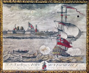 A Sua Excelência John Montgomerie Esq. (Vista do Forte George) de William Burgis