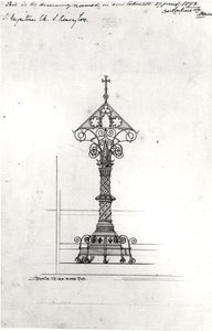 Design para um Lectern, St Augustine