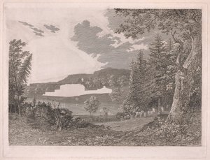 Fonthill como era antes das alterações do Sr. Beckford