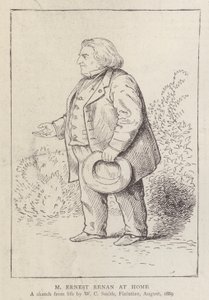 Ernest Renan, filósofo e historiador religioso francês, em casa de William C. Smith
