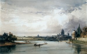 Paris vista de Afar, c1835-1900 de William Callow