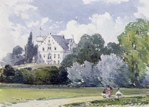 Lembranças de Rosenau, o local de nascimento de SAR O Príncipe Consorte, Marido da Rainha Vitória de William Callow