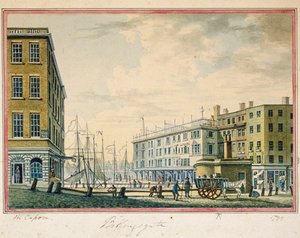 Billingsgate Market, Londres, 1799 de William Capon