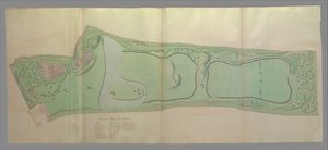 Plano Geral dos Jardins de Kew, 1763.