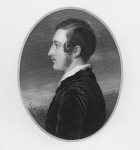Príncipe Alberto, aos vinte anos de idade (gravação) de William Charles (after) Ross