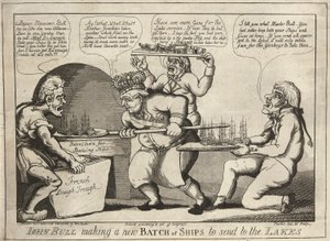 John Bull fazendo um novo lote de navios para enviar para os lagos
