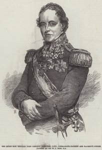 O excelentíssimo General Lord Visconde Hardinge, GCB, Comandante em Chefe das Forças de Sua Majestade