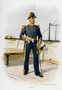 Capitão da Marinha Real, c1890-c1893.