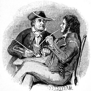 Sais velhos (marinheiros, marinheiros), desfrutando de um cachimbo de tabaco de William Clarkson (manner of) Stanfield