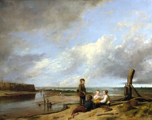 "Shrimp boys at Cromer", 1815 de William Collins