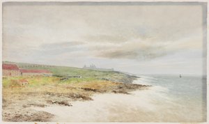 Um dia tempestuoso, Craster (aguarela sobre papel) de William Cosens Way