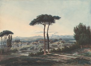 Frascati, Perto de Roma, 1819. de William Cowen
