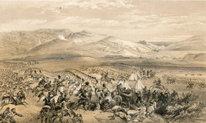 Carga da brigada de cavalaria pesada, 25 de outubro de 1854 de William Crimea Simpson