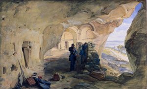 Galerias em Inkerman de William Crimea Simpson