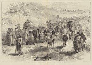Peregrinos muçulmanos da Pérsia no caminho para a cidade santa de malha de William Crimea Simpson