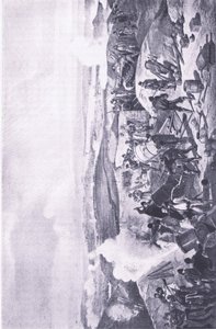 Sevastopol: Um dia quente nas baterias, ilustração das batalhas britânicas na terra e no mar, 1915 de William Crimea Simpson