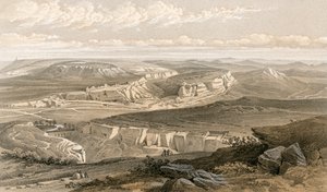 As ruínas de Inkermann e City of Caverns de William Crimea Simpson
