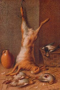 Natureza morta lebre, c1895 de William Cruikshank