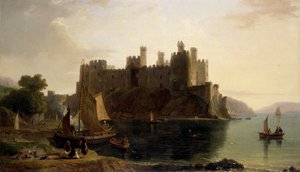 "Castelo Conway", 1789-1837 de William Daniell