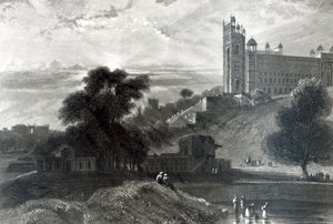 Fatehpur Sikri perto de Agra, gravado por R. Brandard (gravura) de William Daniell