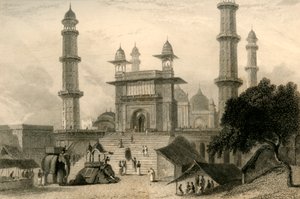 Mesquita em Mathura, 1835. de William Daniell